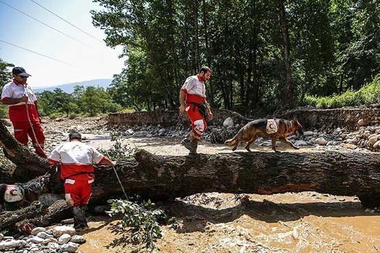 پیدا شدن پیکر مفقودی سیل زرین گل علی آباد کتول