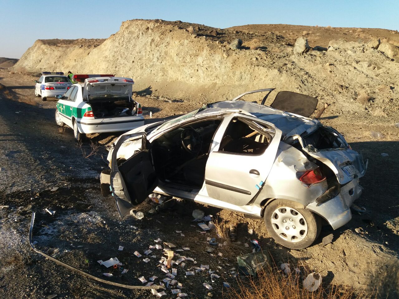 2 کشته و 4 مصدوم در حوادث رانندگی بخش رخ تربت حیدریه