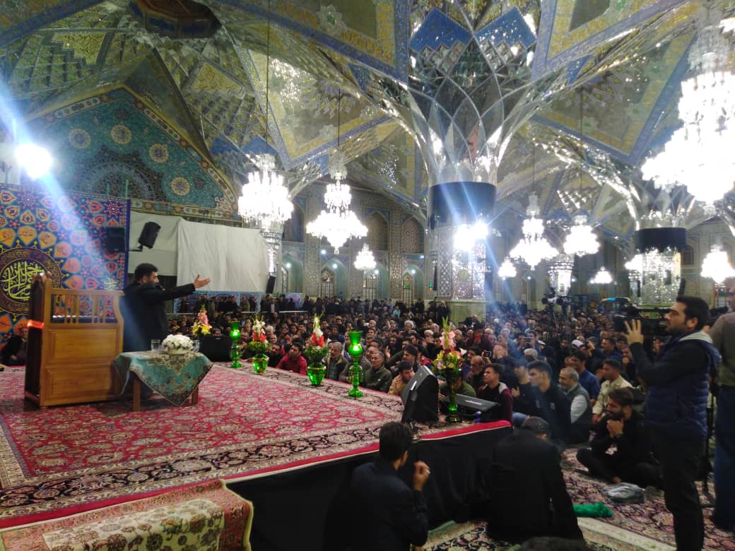 مراسم گرامیداشت شهید سپهبد قاسم سلیمانی در حرم مطهر رضوی