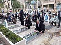 ادای احترام مسئولان استانی کرمان به مقام شامخ شهدا