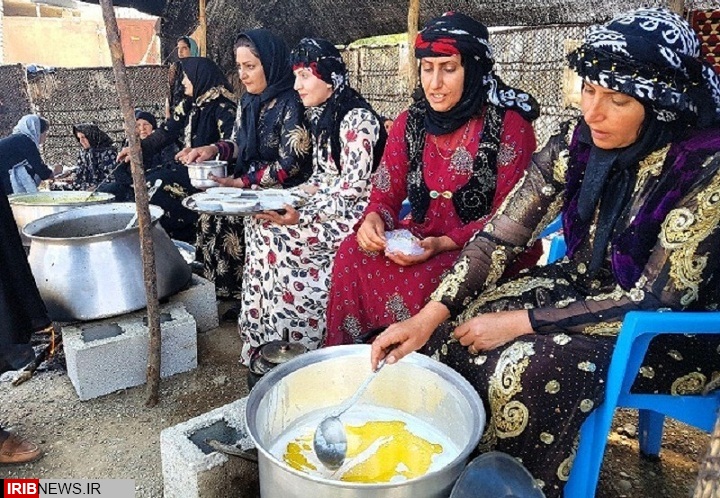 برگزاری جشنواره روغن کرمانشاهی در روستای کرتویج