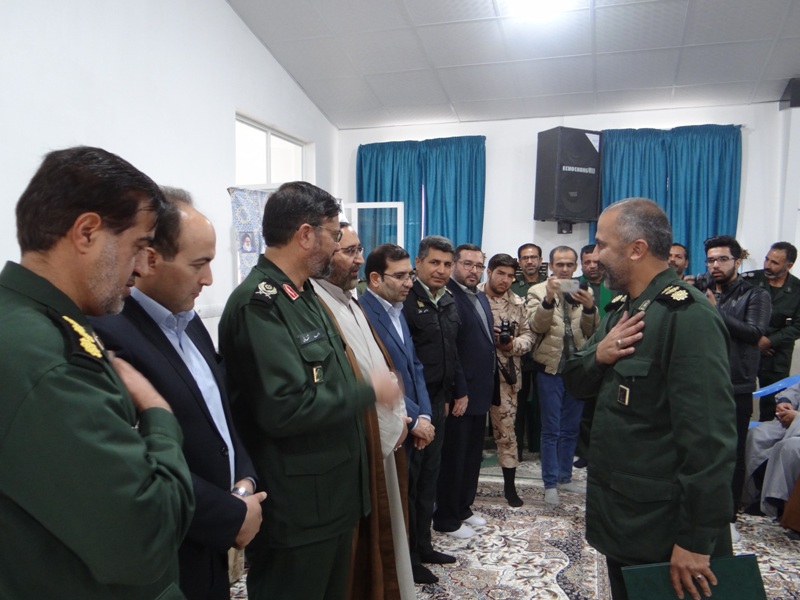 معارفه فرمانده جدید ناحیه مقاومت بسیج سپاه بردسکن