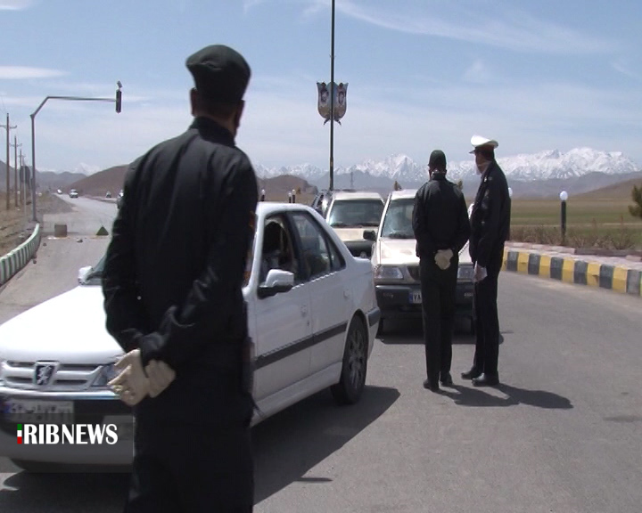 اجرای طرح غربالگری در ورودی های شهرستان بن + فیلم