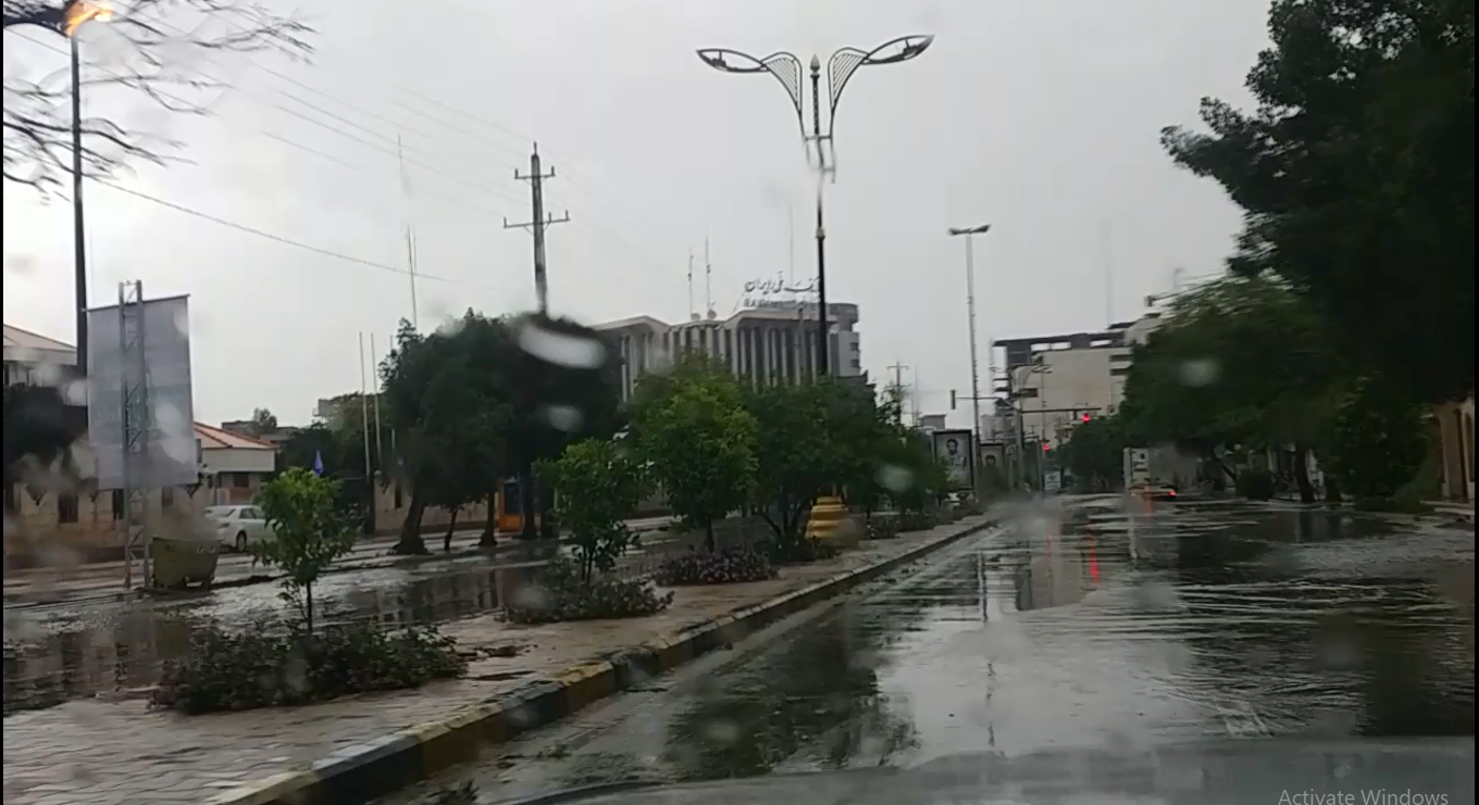 نخستین باران بهاری در بوشهر