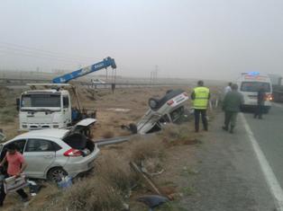 يك كشته و دو مصدوم در حادثه رانندگی در محور فریمان -تربت حیدریه