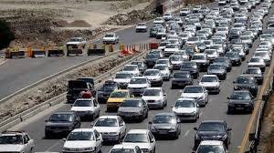 ترافیک پرحجم در مبادی  ورودی و خروجی مشهد