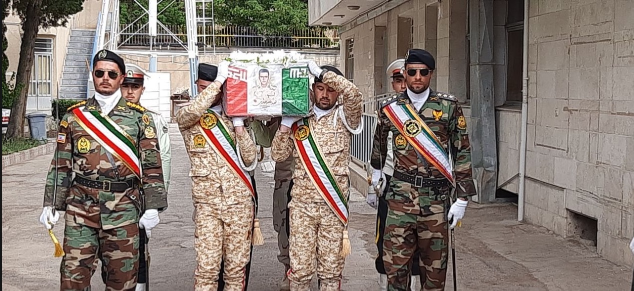 تشییع و خاکسپاری پیکر شهید حادثه تروریستی سراوان در قوچان