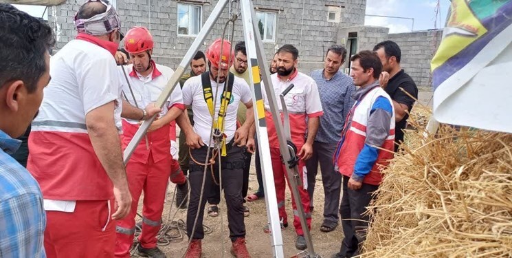 بلعیده شدن مرد۵۵ ساله اردبیلی در چاه!