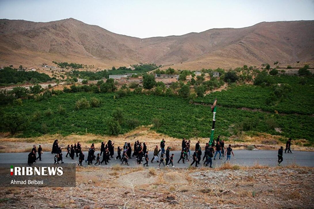 آیین سنتی علم‌گردانی روستای تاریخی هِزاوه اراک