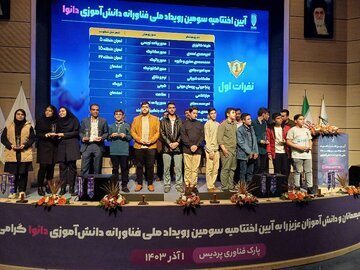 دانش‌آموزان اصفهانی در سومین رویداد ملی فناورانه «دانوا» درخشیدند