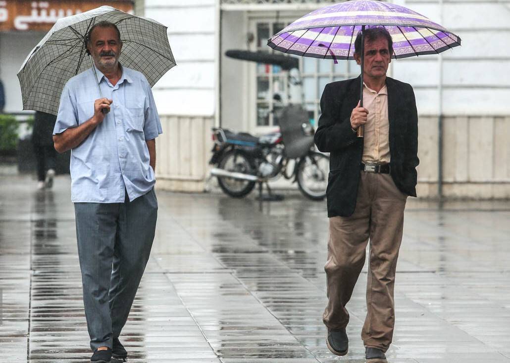 رگبار باران و رعد و برق در ۱۰ استان