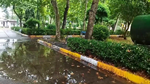 بارش باران بهاری در گیلان