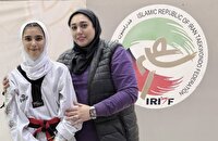 دختر قمی در اردوی تیم ملی تکواندو