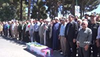 وداع باشکوه اهالی نهاوند با شهید حمله اسرائیل
