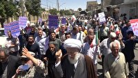 خروش ضد استکباری مردم رشید و انقلابی تکاب