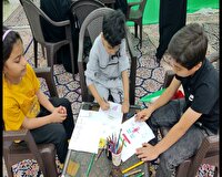 اجرای پویش نقاشی کودکان در سمنان
