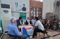 برپایی میز خدمت دستگاه قضایی در پلدشت
