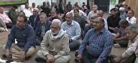 مشت‌های گره کرده پیشکسوتان رسانه و دفاع مقدس سیستان و بلوچستان در دفاع از رسانه ملی