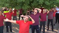 ورزش صبحگاهی در یک روز تابستانی