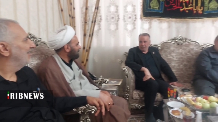 دیدار با خانواده جانباز شهید بهادری در قم
