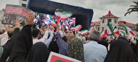 تجمع حماسی مردم رشت در محکومیت اقدام وحشیانه آمریکا