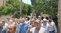 اجتماع ضد صهیونی مردم ولایت مدار روستای سینقان