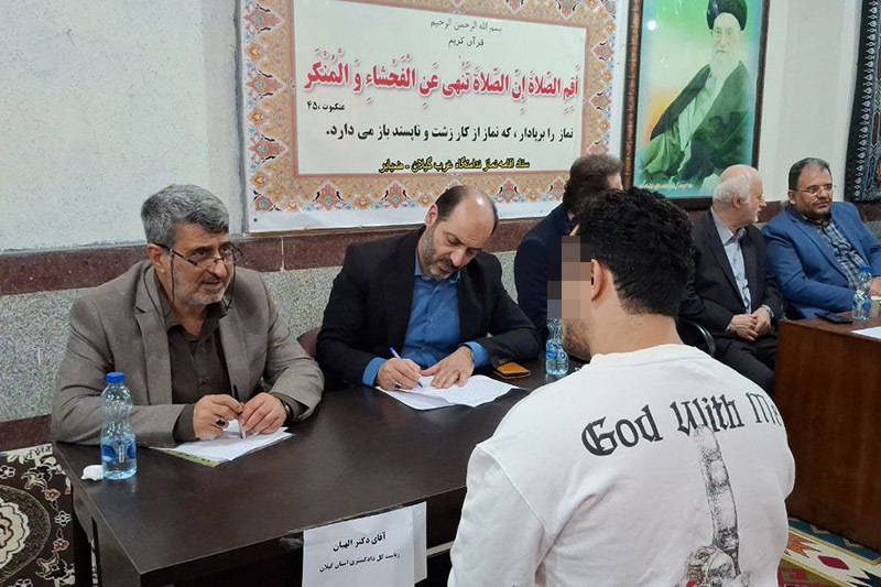 دیدار چهره به چهره رئیس کل دادگستری گیلان با زندانیان ضیابر صومعه سرا