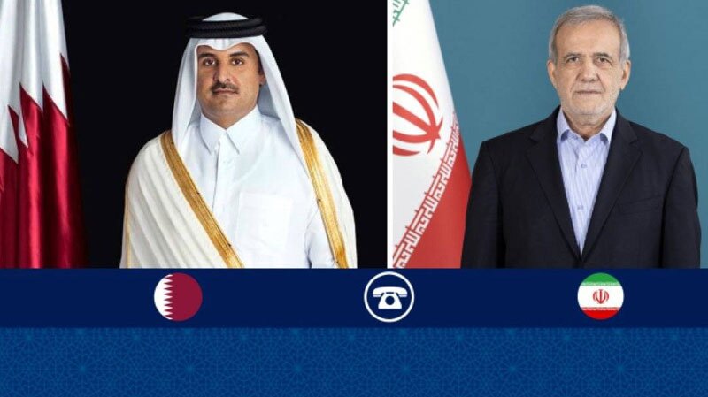 تأکید امیر قطر بر گسترش روابط با ایران