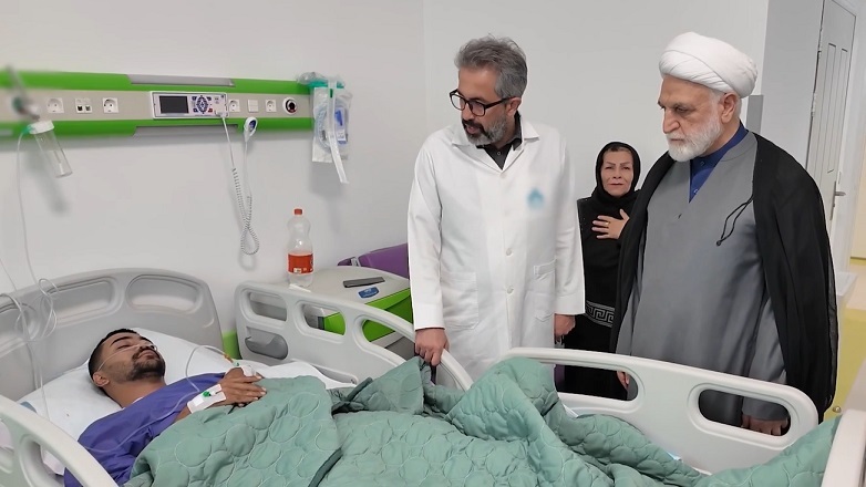 عیادت رئیس قوه قضاییه از مجروحان حمله جنایتکارانه صهیونیست‌ها به زندان اوین
