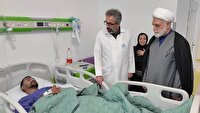 عیادت رئیس قوه قضاییه از مجروحان حمله صهیونیست‌ها به زندان اوین