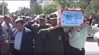 تشییع پیکر شهید رضا لشنی زند در دورود