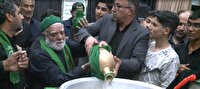 برگزاری مراسم آئینی طشت گذاری در سریش آباد