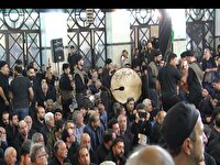 آئین تشت گذاری در مسجد اعظم اردبیل