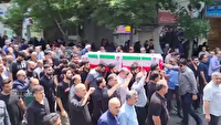 تشییع پیکر مطهر سرباز شهید مدافع وطن در فومن