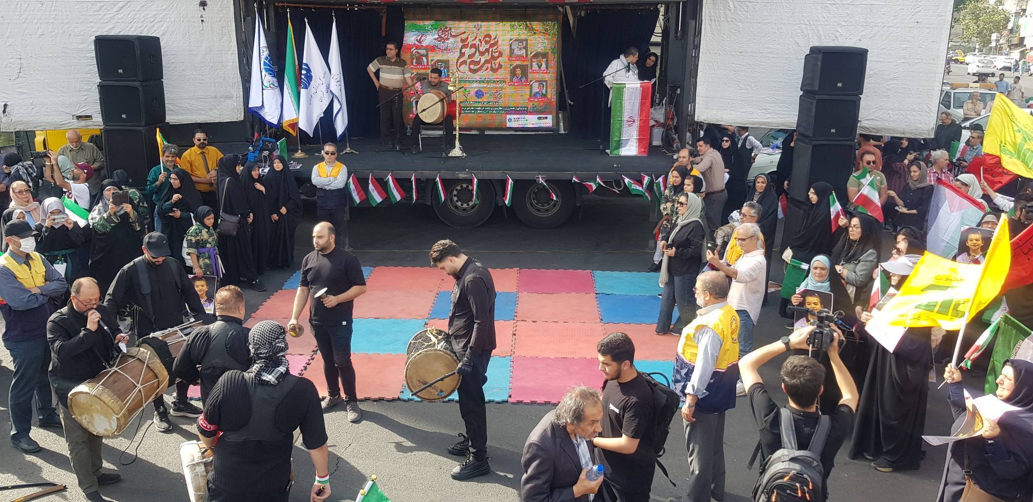 گردهمایی بانوان ورزشکار و محکومیت کشتار ورزشکاران و کودکان