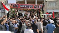 تشییع پیکر پاک شهید مدافع وطن در مشکین دشت