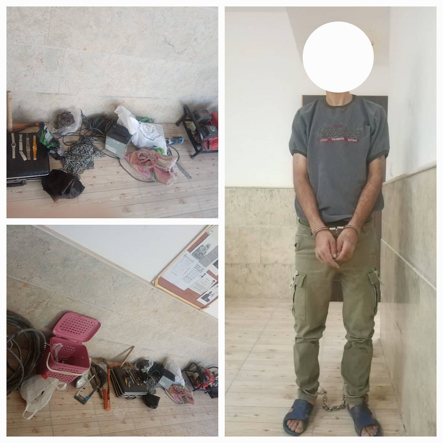 سارق اماکن در دام پلیس آباده
