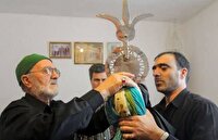 برگزاری آیین سنتی علم بندان در قلعه‌ نو فریمان