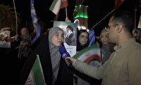 فریاد بلند حیدر حیدر مردم در میدان وحدت گرگان