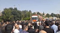 تشییع پیکر ۱۰ شهید مدافع وطن در لرستان