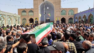 تشییع پیکر شهید مهدی حجت پناه در دیار سربداران