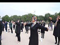 حضور بانشاط شهروندان اردبیلی در ورزش های صبحگاهی