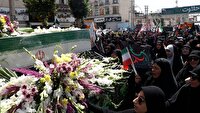 تشییع باشکوه پیکر دو شهید مدافع وطن در ساوجبلاغ