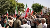 تشییع پیکر مطهر شهیدان عنایتی و زندیه در فردیس