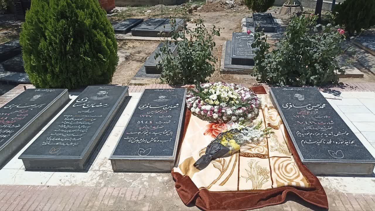 مادر شهیدان شعبان و رمضان مسافری به دیار باقی شتافت