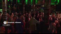 پیشواز ماه محرم با اجرای مراسم سیاه‌پوشان