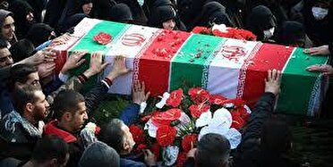 برگزاری مراسم تشییع پیکرشهید رضا بسطامی در شهرهای سنندج و بیجار