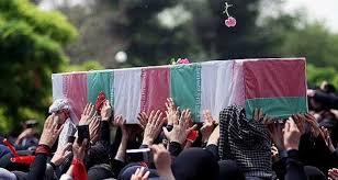 وداع با شهید مدافع وطن ،  تشییع پیکر سردارشهیدقبادالفتی باحضور گسترده مردم کامیاران