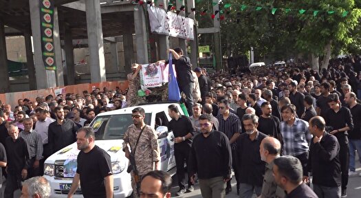 پیکر شهید «امیرمحمد زمانی» در مریانج آرام گرفت