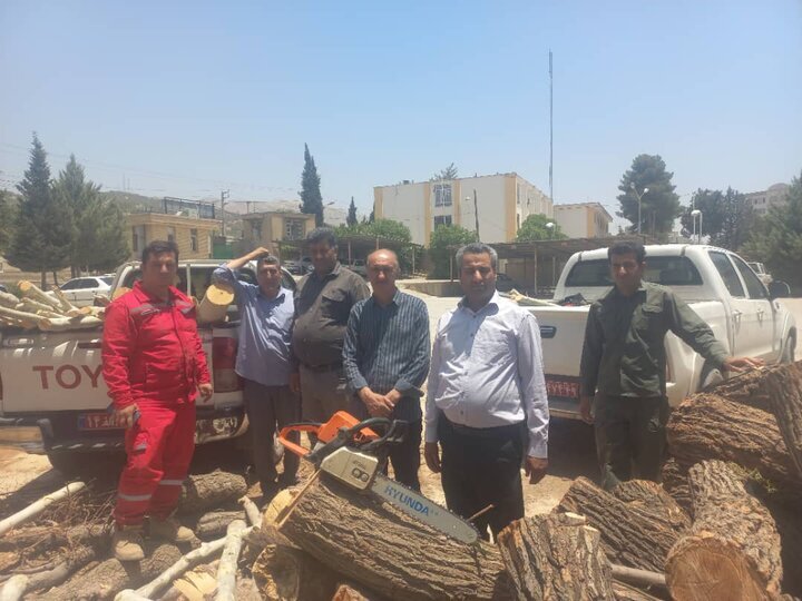دستگیری متخلف قطع درختان چنار در تنگ سریز دستگیری متخلف قطع درختان چنار در تنگ سریز